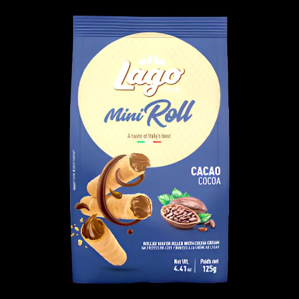 Lago Mini Roll Cacao - Cocoa, 125g