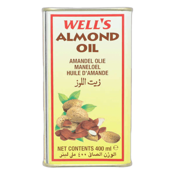 Wells Almond Oil Tin, 400ml