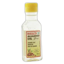 Wells Oil Almond Flat Bottle 100 ml