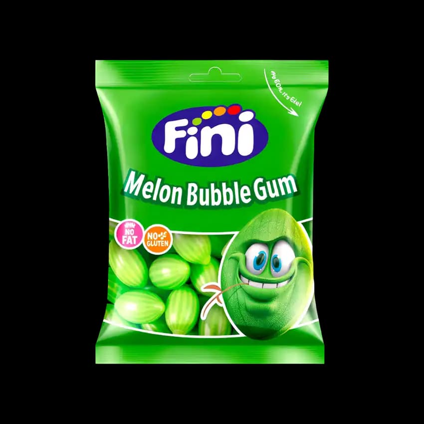 Fini Jelly Melons Bubble Gum, 80g