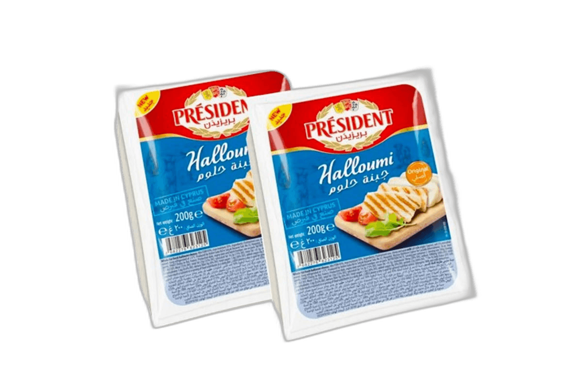 President Halloumi Cheese Whole Fat, 200g