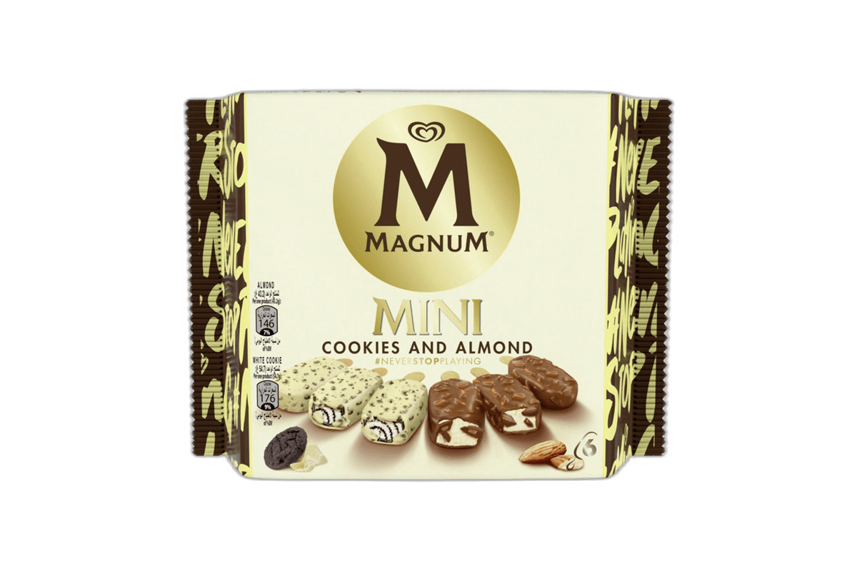 Magnum Mini Cookie & Almond, 345ml