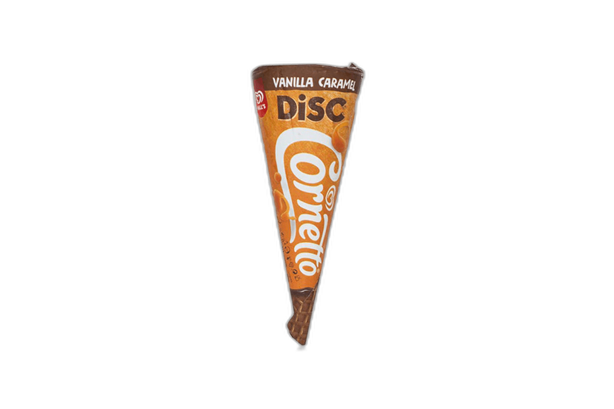 Cornetto Disc Vanilla & Caramel, 130ml