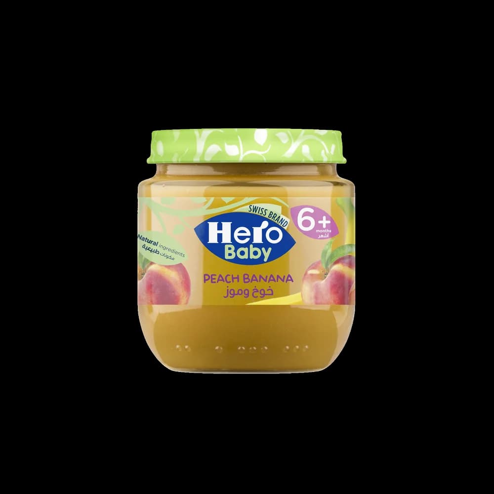 Hero Peach Banana Baby Food, 130g