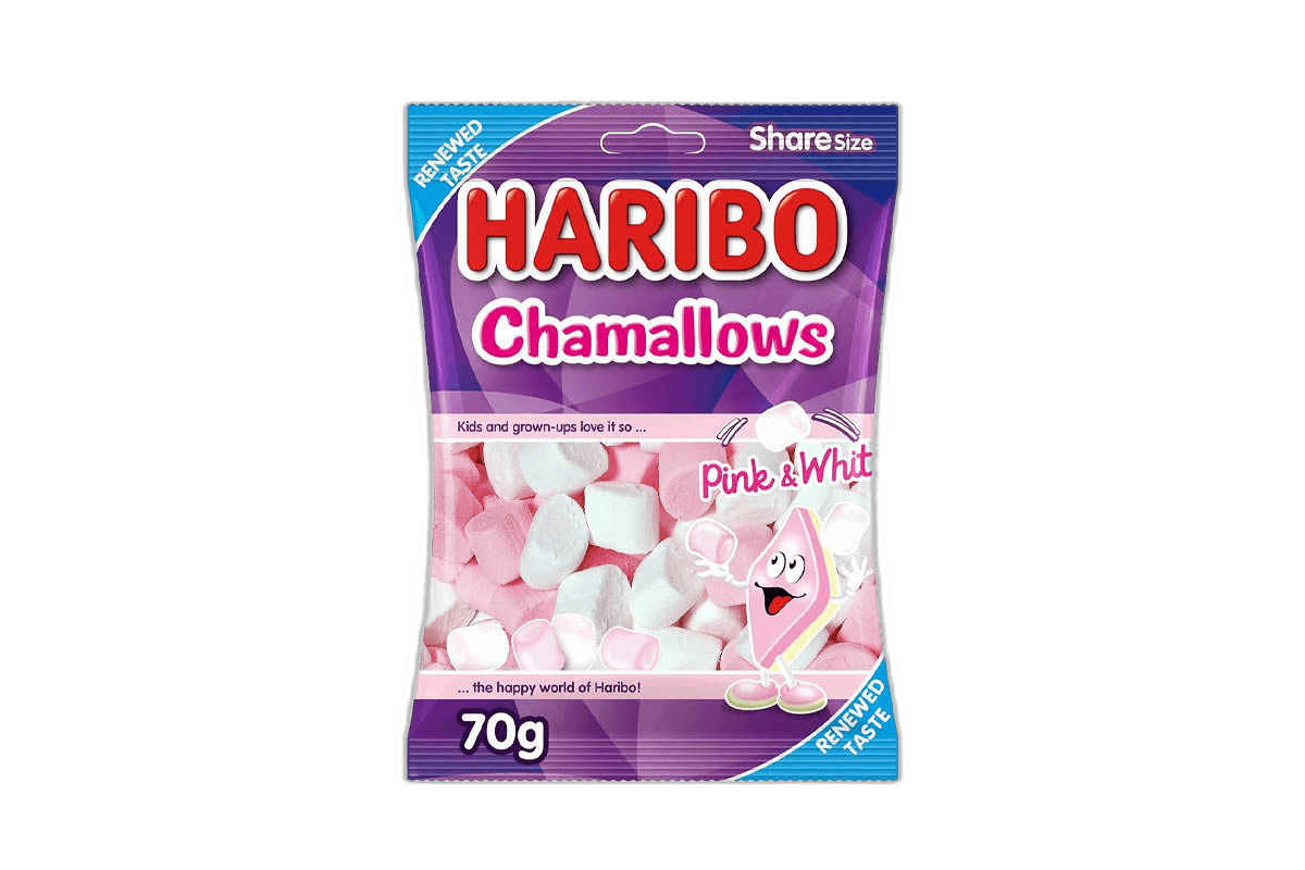 Haribo Pink and White Chamallows 70 g
