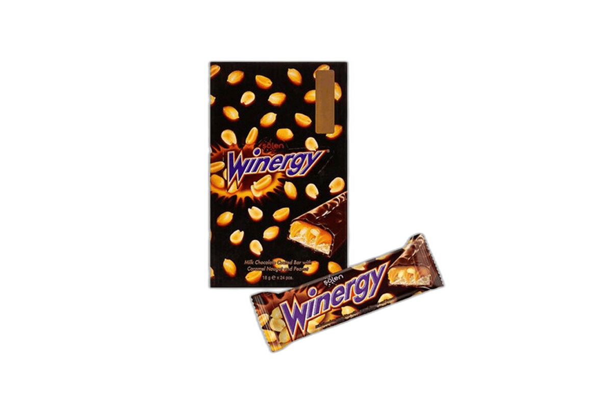 Solen Winergy Milk Chocolate Coated Bar 24 x 18 g