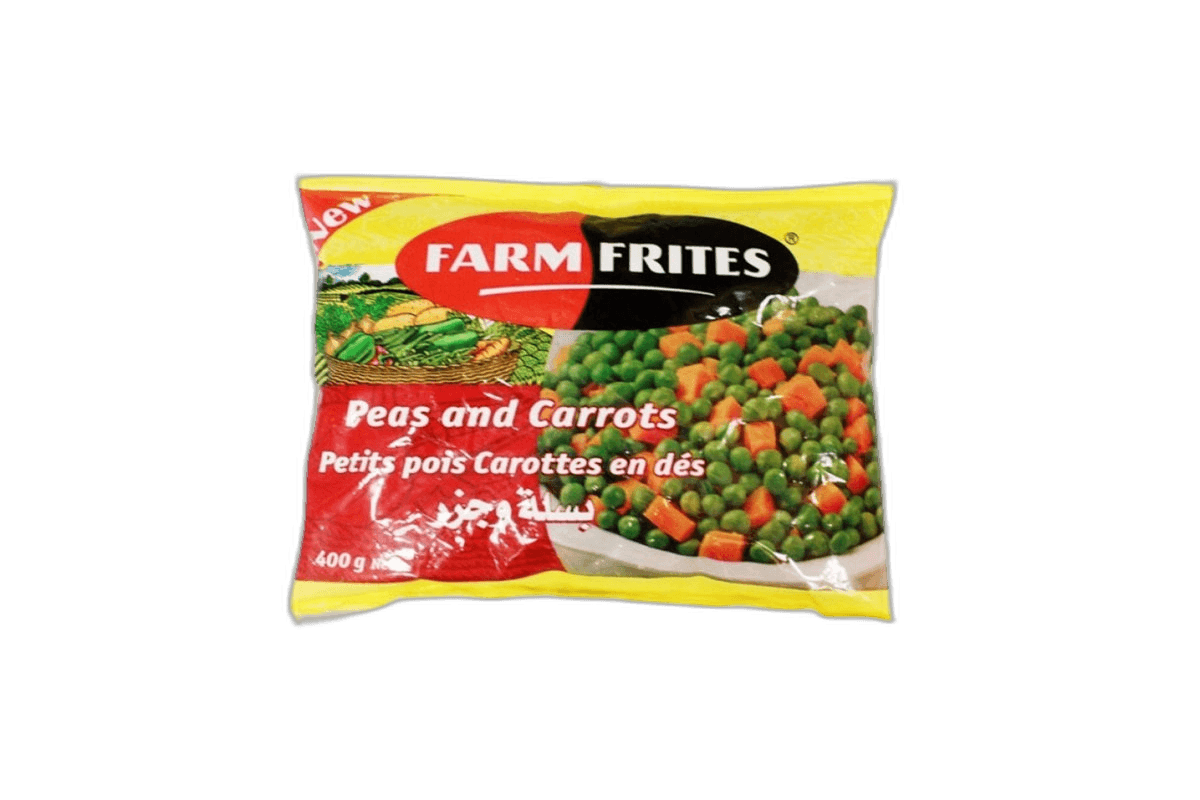 Farm Frites Frozen Green Peas & Carrots, 400g