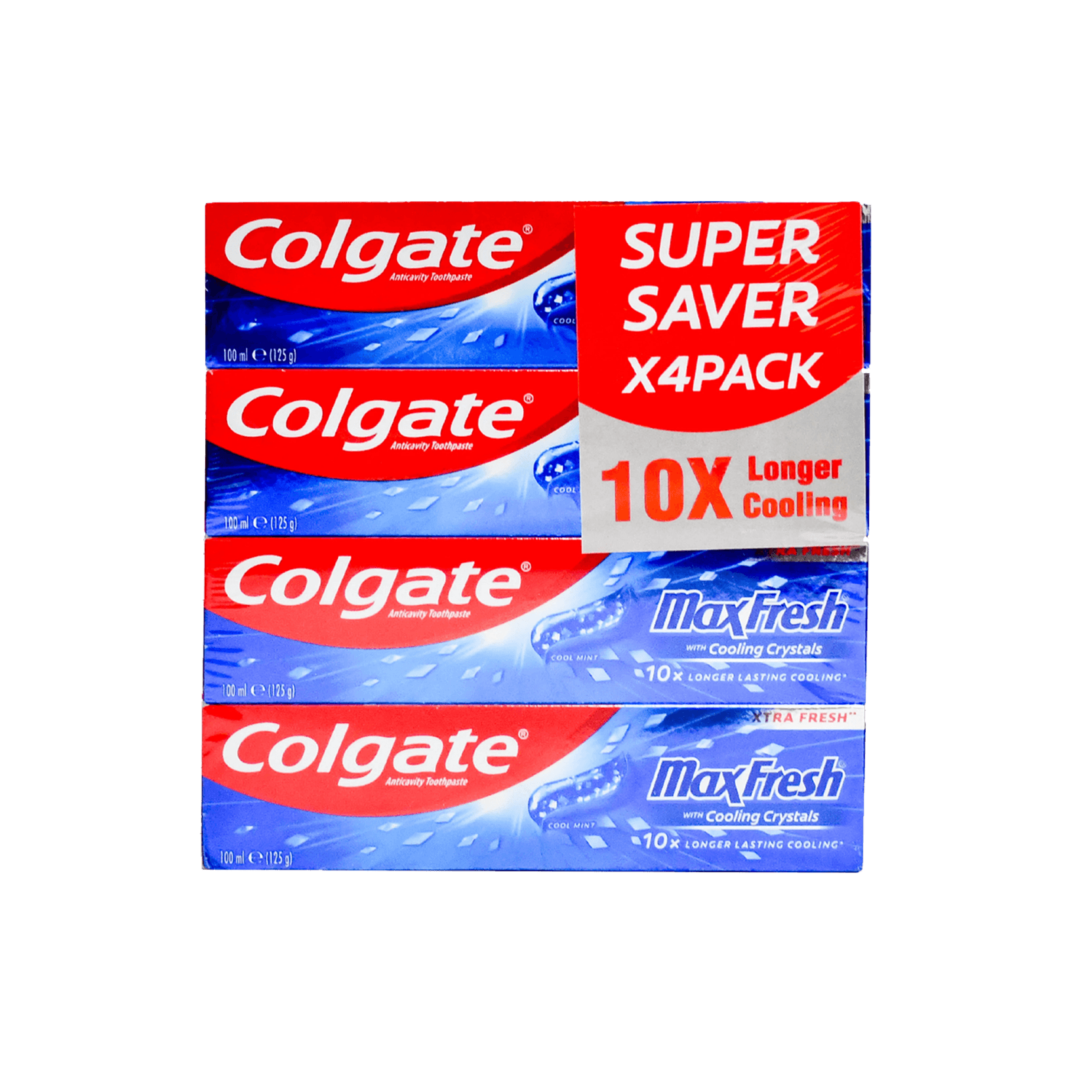 Colgate Max Fresh Cool Mint Tooth Paste 4 x 100 ml