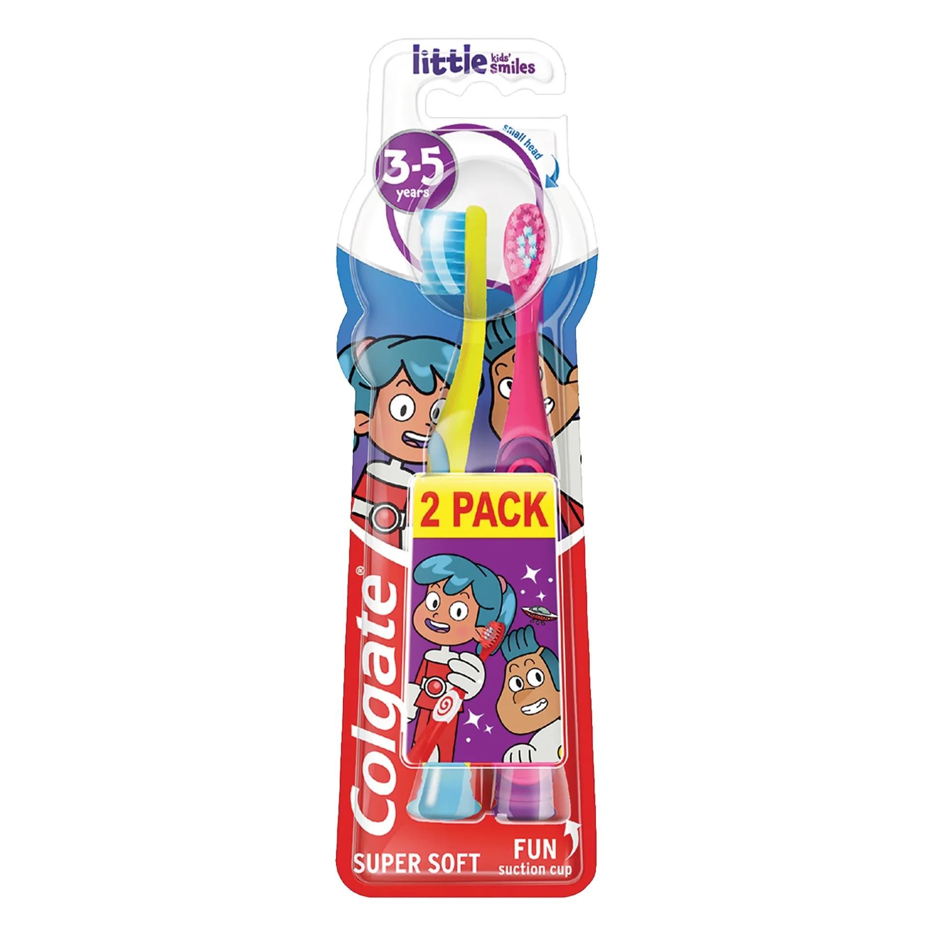 Colgate Tooth Brush Kids 3-5 Small Kids 2 pcs
