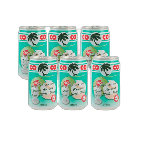 Coco Coconut Juice with Pulp 6 x 310 ml