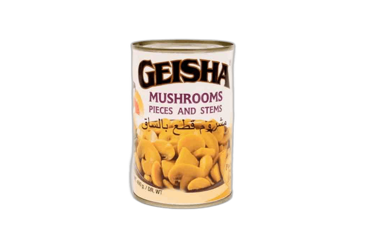Geisha Mushroom Pieces and Stems 400 g