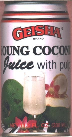 Geisha Young Coconut Juice with Pulp 330 ml