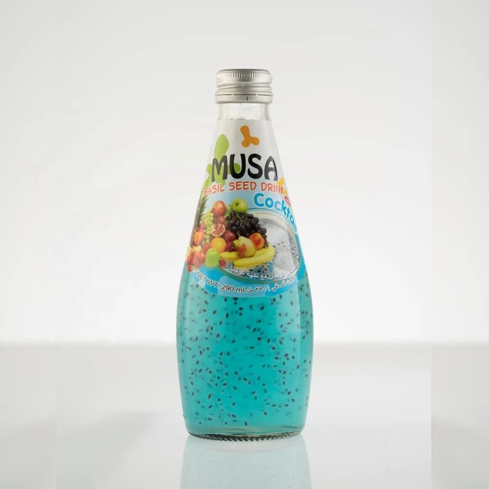 Musa Blueberry Basil Seed Drink 290 ml