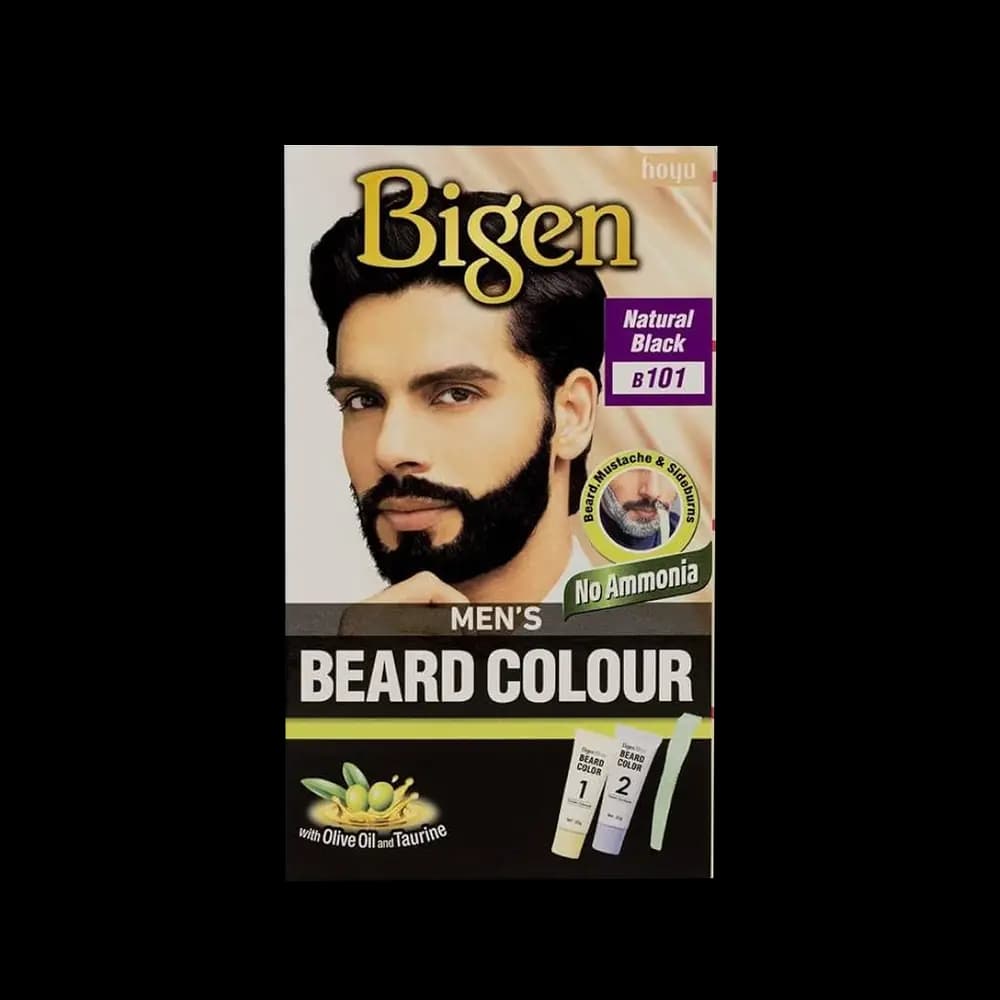 Bigen Men Beard Colour Black