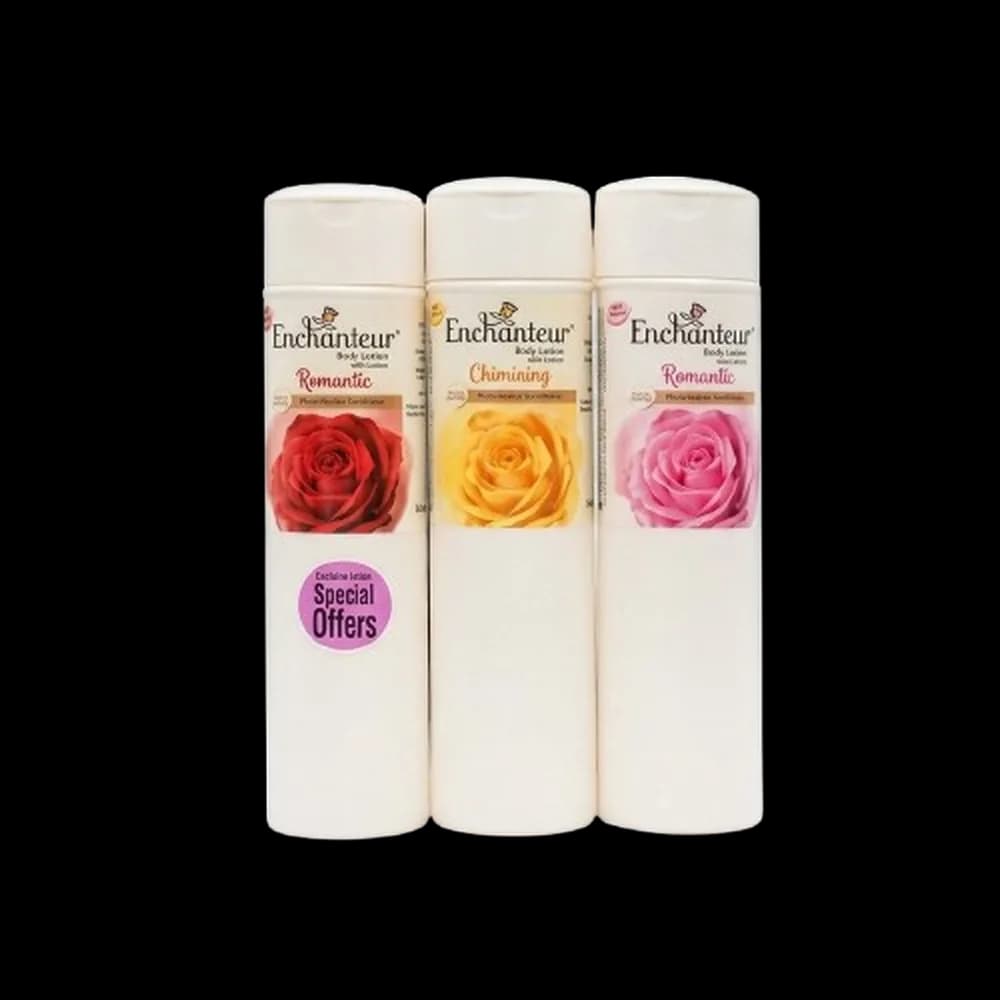 Enchanteur Perfumed Talc, 225g*3 pcs Assorted