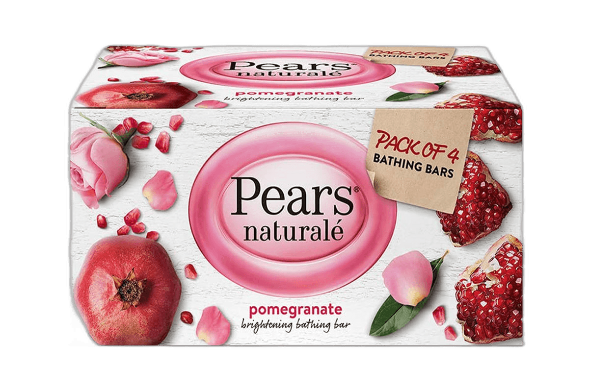 Pears Natural Pomegranate Brightening Bar 125 g