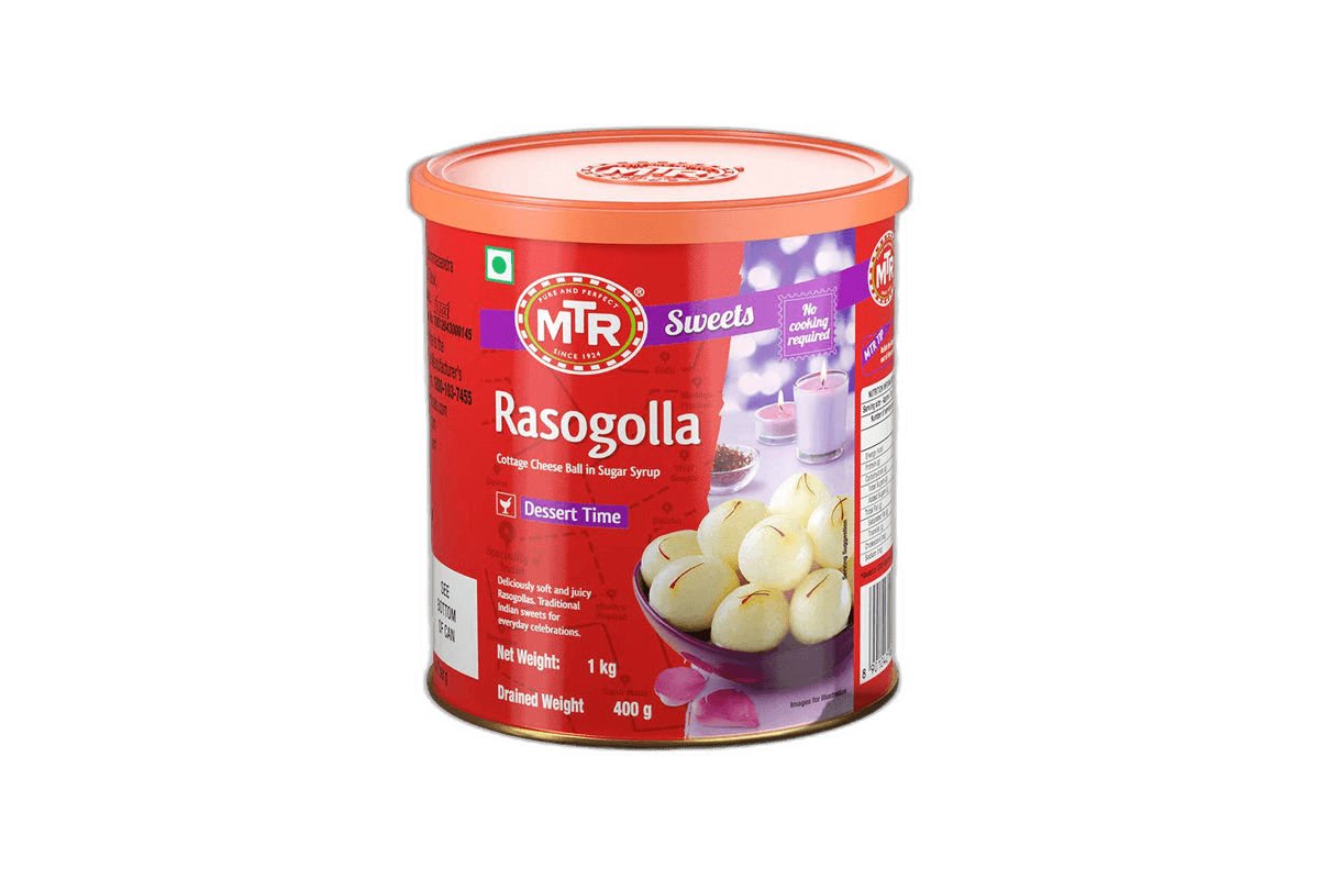 Mtr Rasogolla Tin 1 kg