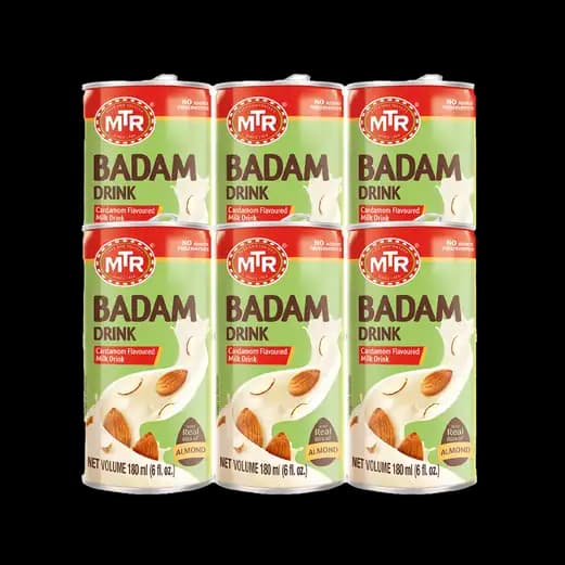 Mtr Drink Badam Cardamom 6 x, 180ml