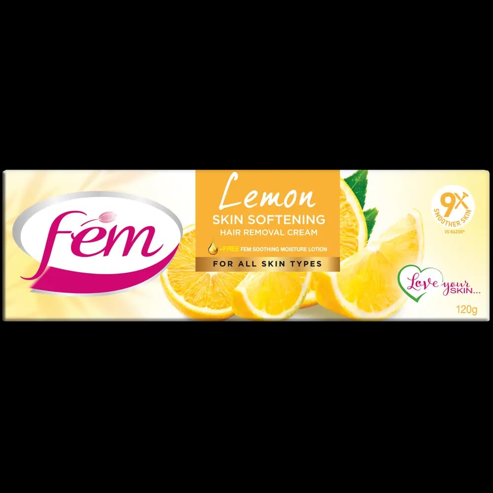 Fem Lemon Hair Removing Cream, 120g