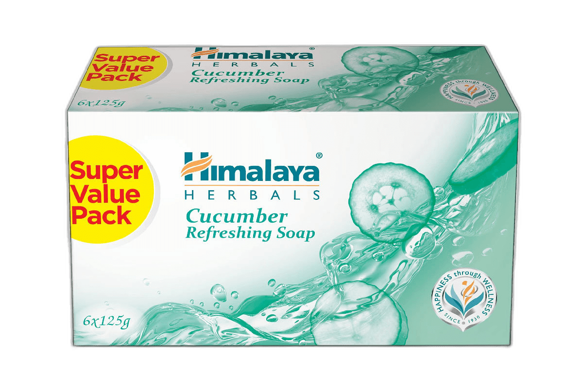 Himalaya Refreshing Soap Cucumber 125 x 6