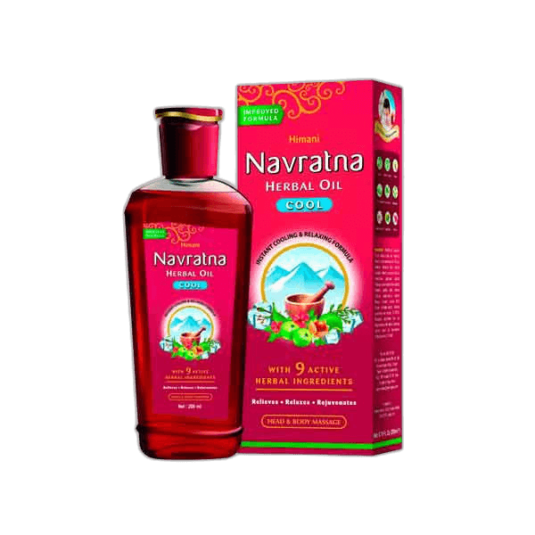 Navratna Plus Herbal Cool Hair Oil, 200ml