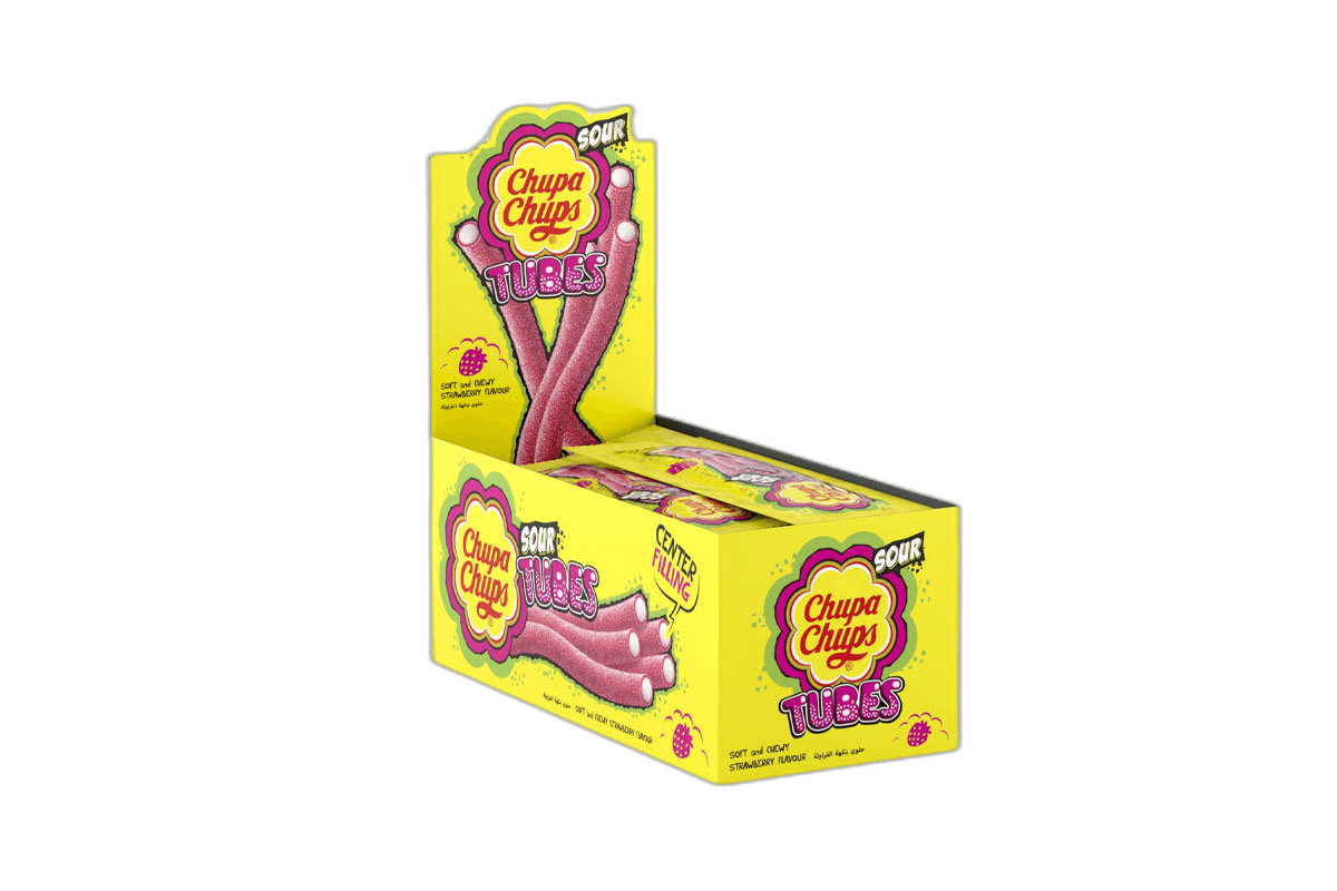 Chupa Chups Extruded Jellies Strawberry 80 g