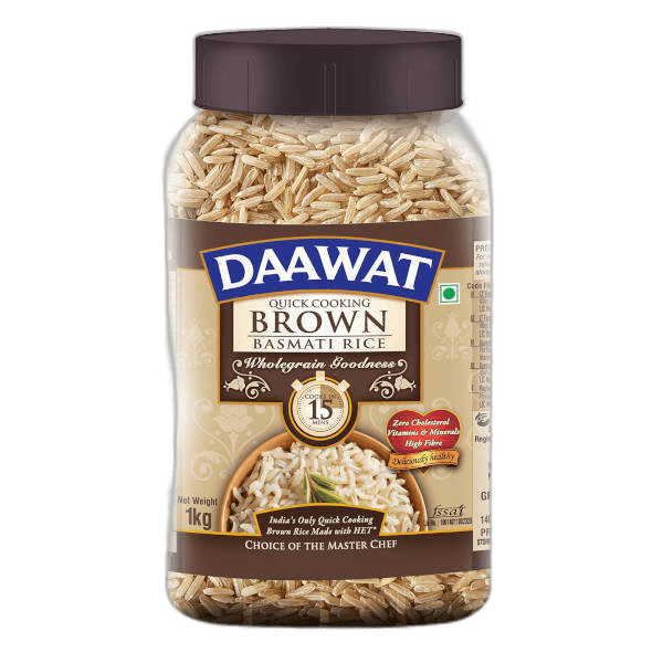 Daawat Brown Basmati Rice, 1kg