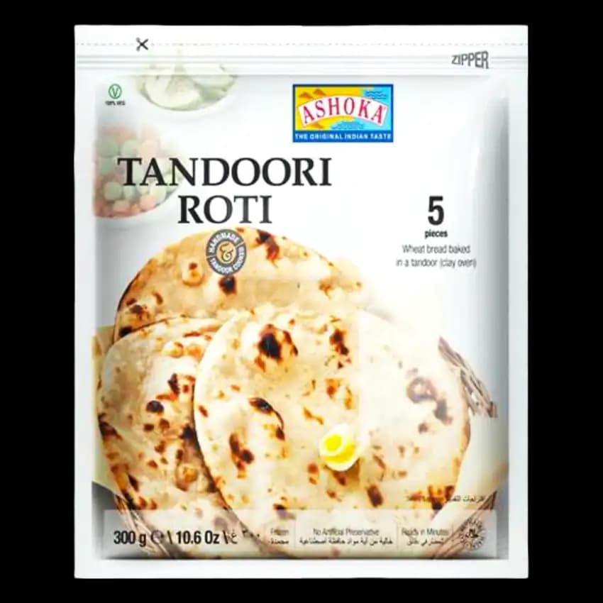 Ashoka Tandoori Roti 5 pcs, 300g