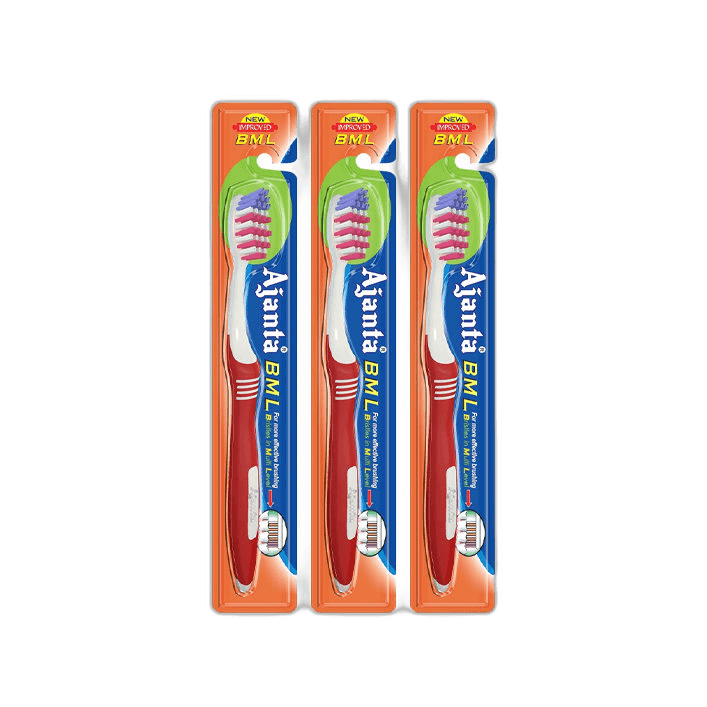 Ajanta Tooth Brush Medium- Bml 3 pcs