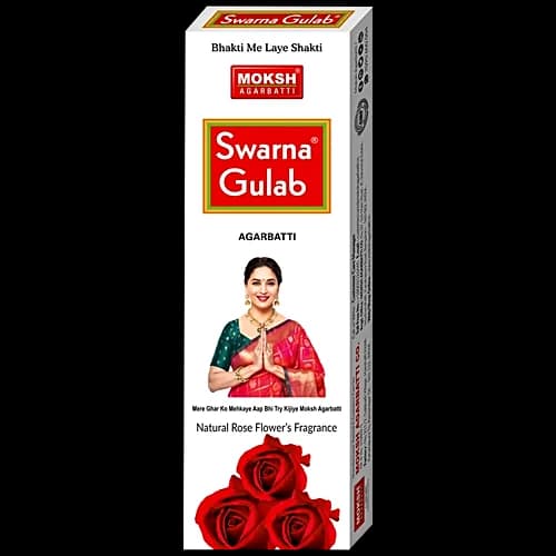 Moksh Agarbatti Hexa Swarna Gulab