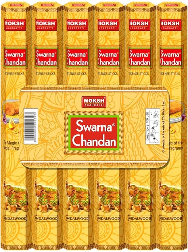Moksh Agarbatti Swarna Hexa Chandan