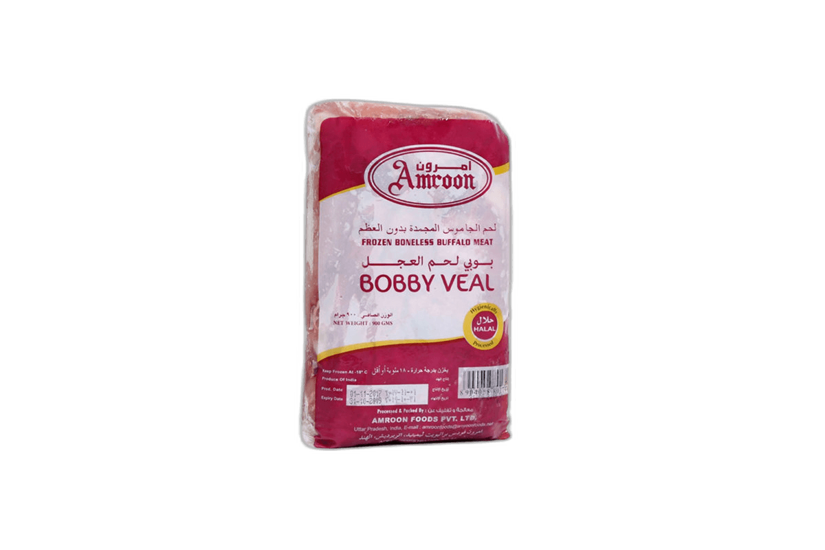 Amroon Frozen Buffalo Boneless Bobby Veal, 900g