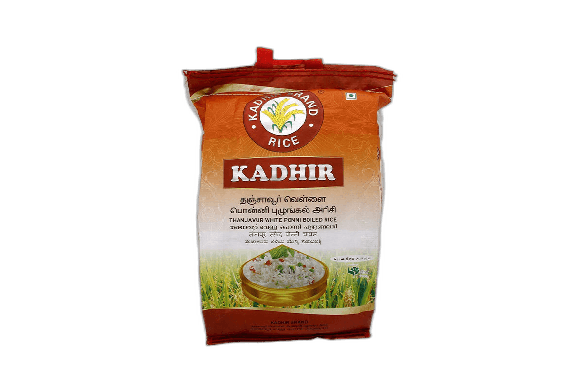 Kadhir Thanjavur White Ponni Rice, 5kg