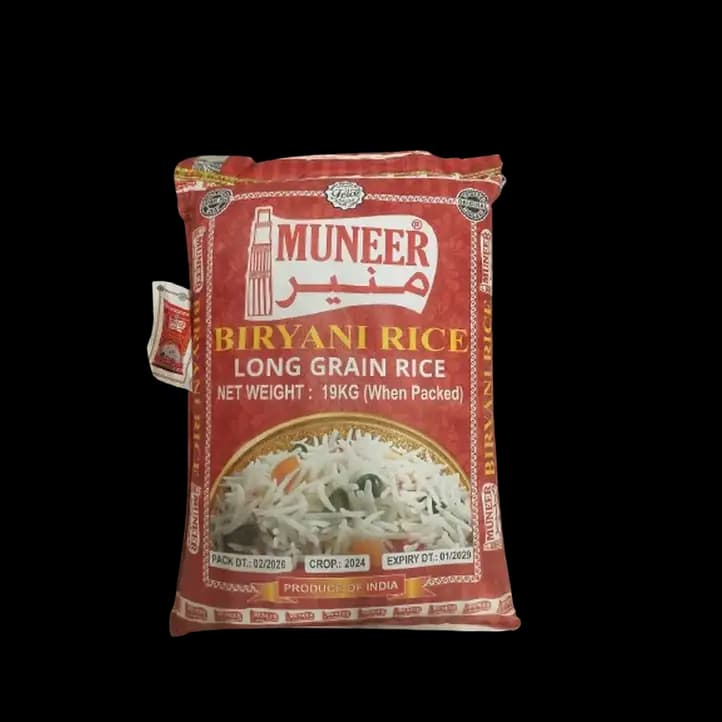 Muneer Biriyani Rice, 19kg