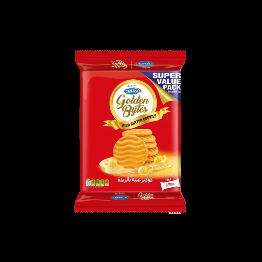 Cremica Golden Bytes Butter 8 x, 76g