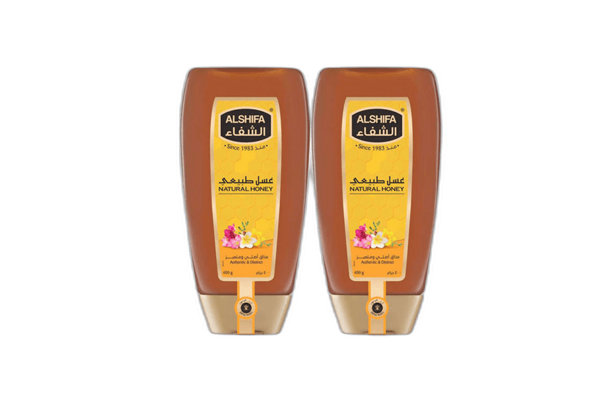Beez Al Shifa Kashmir Indian Pure Honey 2 x 400 g