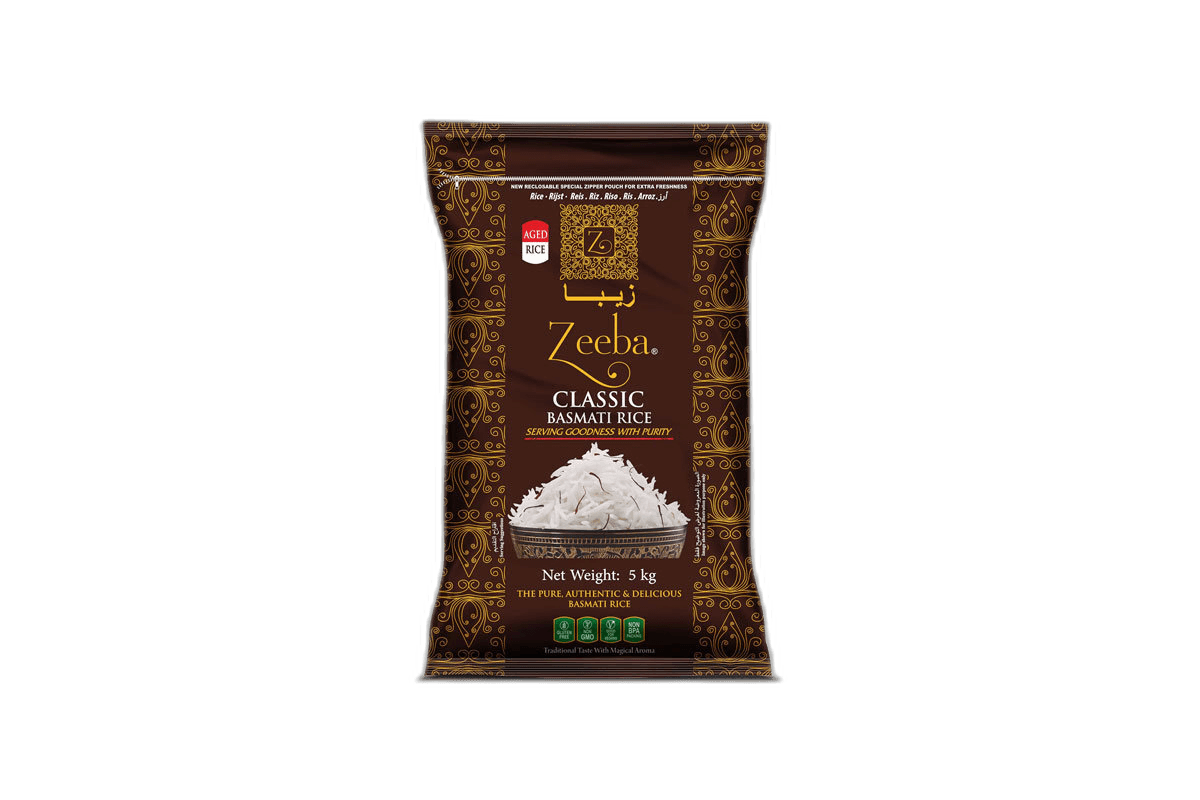 Zeeba Classic Basmati Rice, 5kg