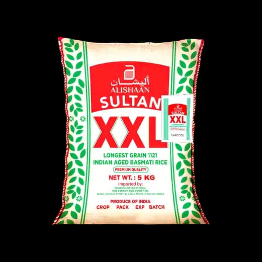 Alishaan Sultan XXL Basmati, 5kg