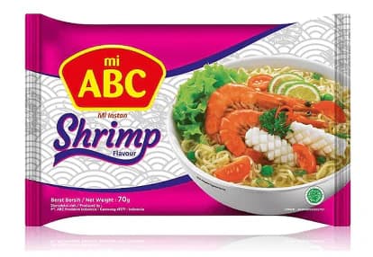 Abc Instant Noodles Soup Shrimp 70 g