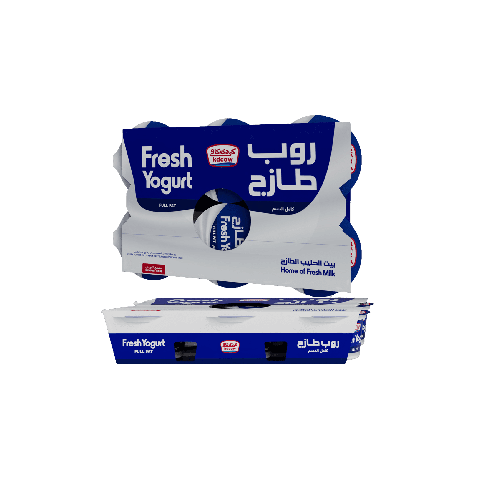 KD Cow Full Cream Fresh Yoghurt 6 x 170 ml