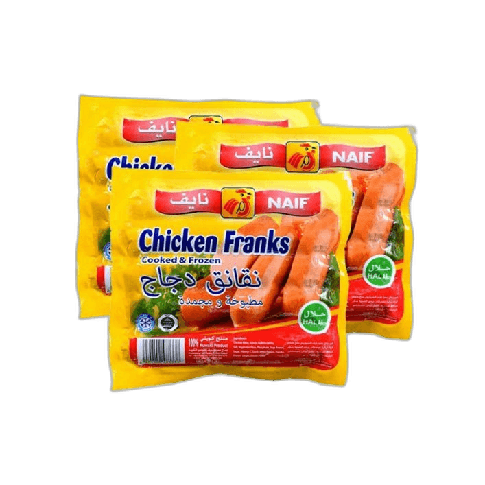 Naif Chicken Frankfurters 3 x 340 g