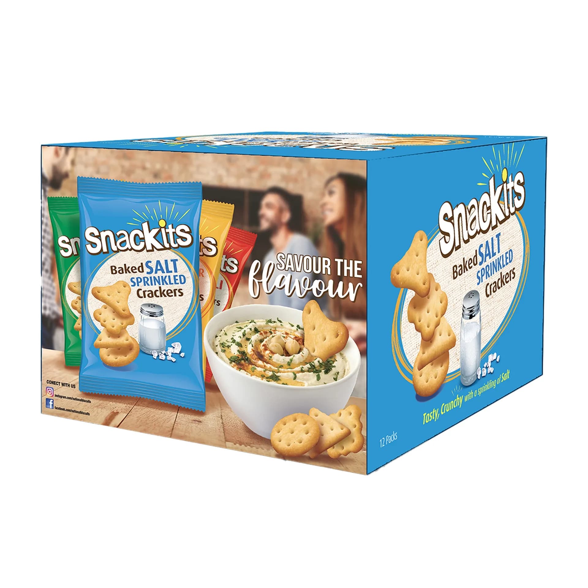 Nabil Snacks Salted Baked Bites 26/48 g x 12/8 pcs