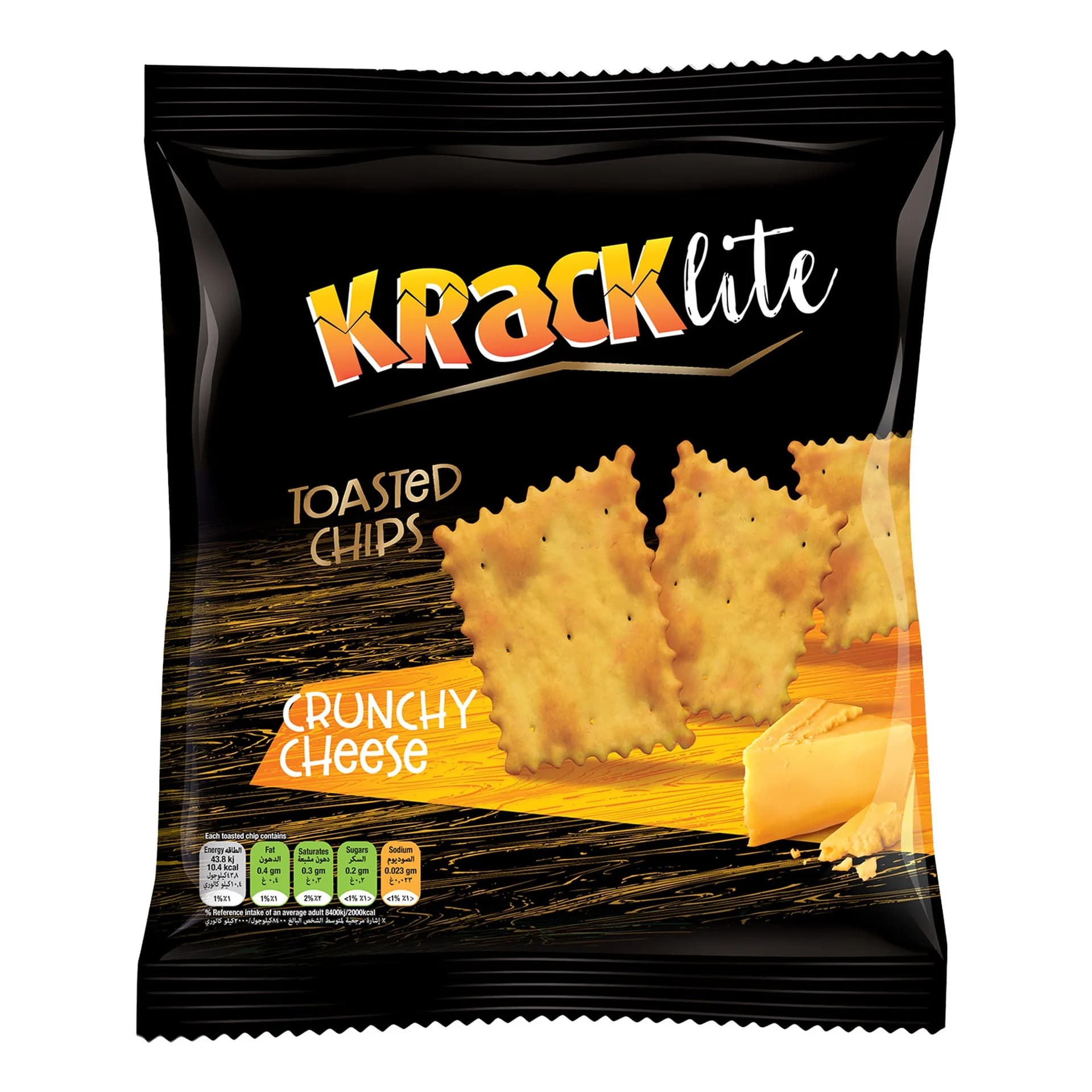 Kracklite Toasted Chips Crunchy Cheese 26/33 g