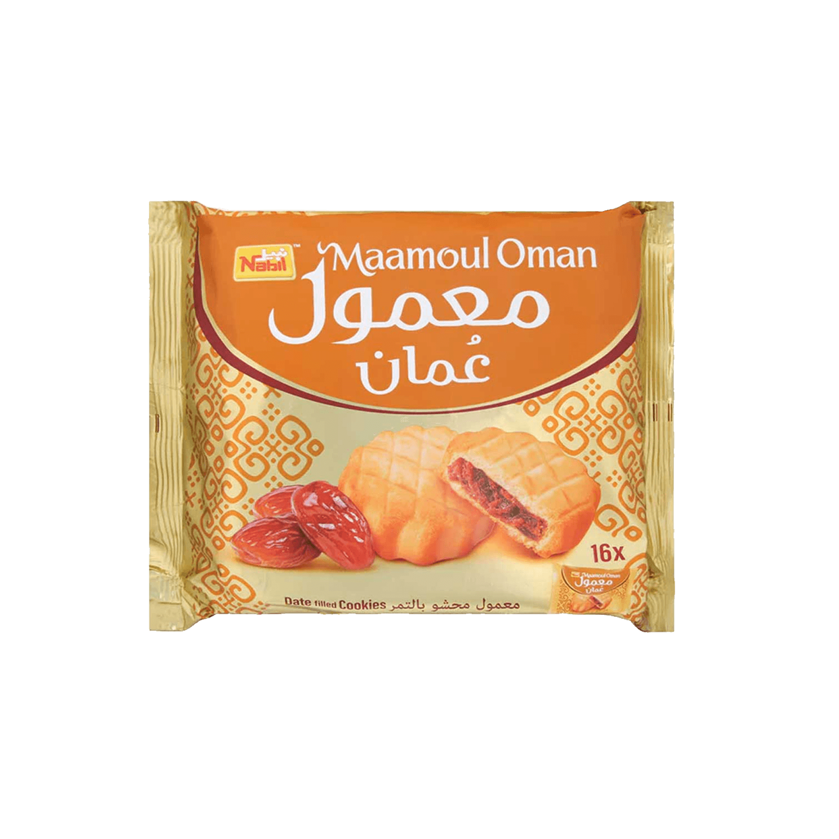 Nabil Maamoul Date Filled Cookies 16 x, 20g