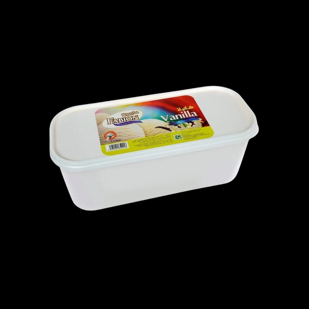 Fabion Vanilla Ice Cream, 5L