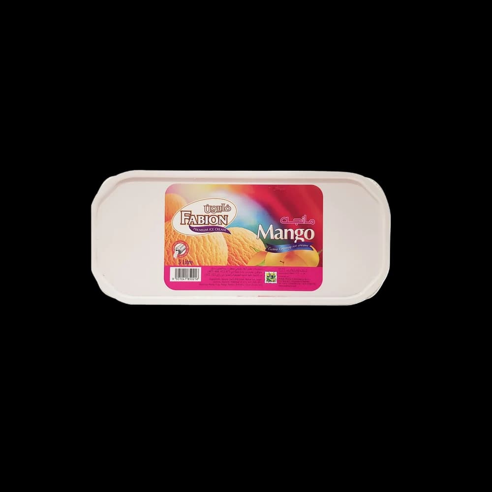 Fabion Mango Ice Cream, 5L