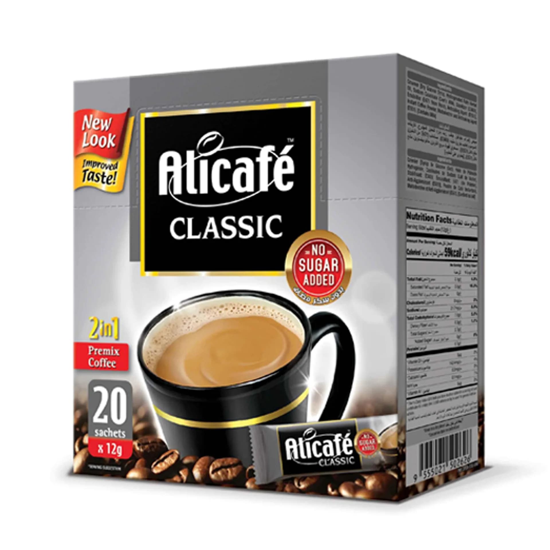 Alicafe 2in1 Classic Coffee 20 x, 12g