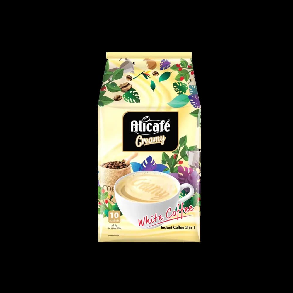 Alicafe Creamy White Pouch 10 x, 25g