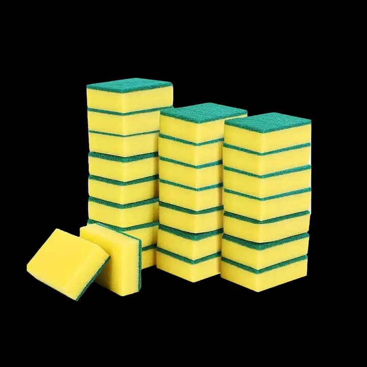 3 cm Thickness Sponge with Scrubber (20 pcs/BAG)