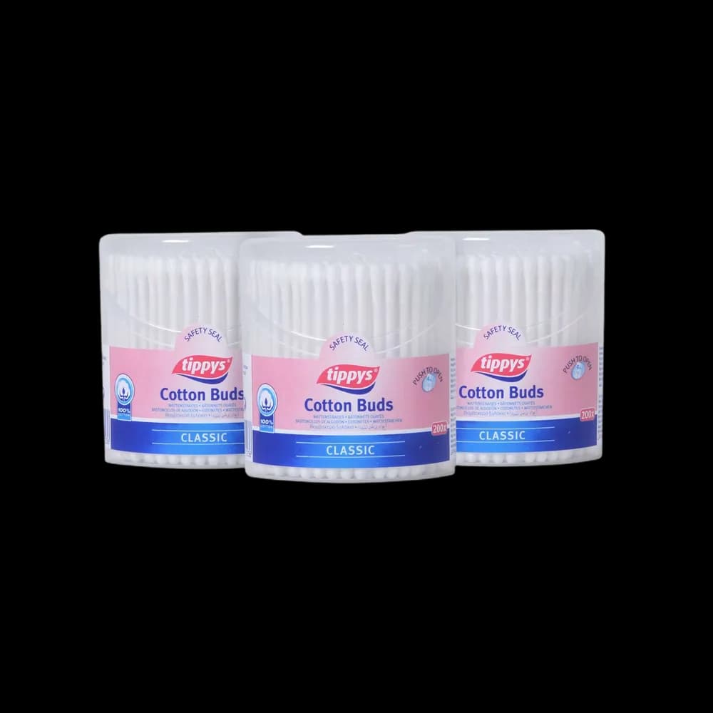 Tippys Ear Buds Drum 3 Pack* 200s